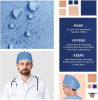 Blue Disposable Surgical Cap. Pack of 100 Disposable Hair Covers SMS 30 GSM; Nurses Head Coverings for Surgical Personnel. Scrub Cap for Clinics. Surg